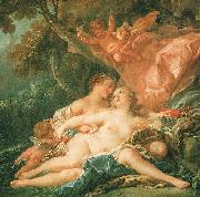 Francois Boucher Jupiter in the Guise of Diana and the Nymph Callisto Sweden oil painting reproduction